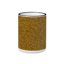 Gold Glitter Coffee Mug