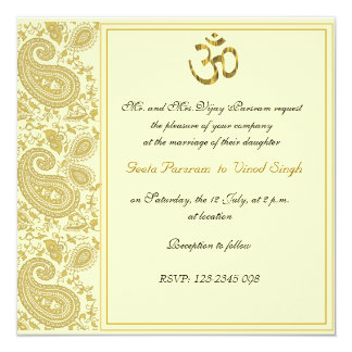 Invitation cards for hindu wedding