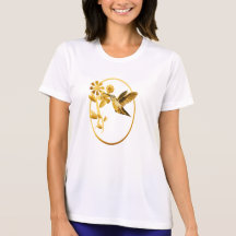 Gold Hummingbird framed Shirts