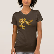 Gold Hummingbird  Shirts