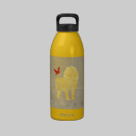Gold Lion Silhouette Liberty Bottle water bottles