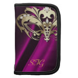 Gold Masquerade Pink Silk Planner