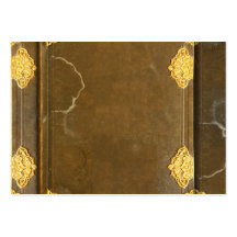 Gold & Old Book Cover Business Cards