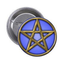 Gold Pentacle on Air Pins