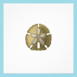 Gold Sand Dollar Modern Wedding Invitation invitations