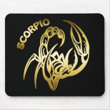 GOLD SCORPIO MOUSE PADS