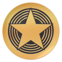 Gold Star Plate