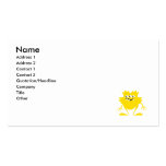 Gold Three-Eye Alien Business Card