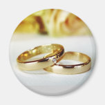 Gold Wedding Bands/Wedding Magnets