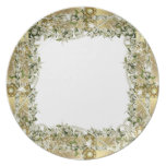 Gold wedding elegant dinnerware dinner plates