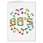 GOLDEN 80s Greeting Card