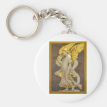 Golden Angel Keychain