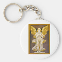 Golden Angel Keychain
