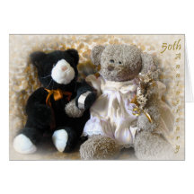 Golden Anniversary Bouquet from Bear Greeting Cards