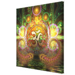 Golden Aum Dreams Canvas Canvas Print