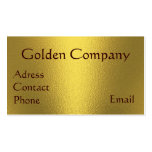 Golden Business Card