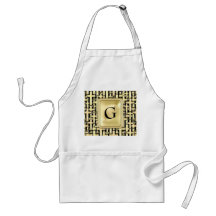 Golden Crosses Apron