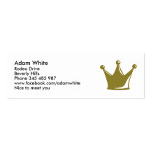 Golden crown business cards