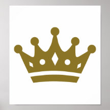 Golden crown poster