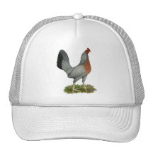 Golden Duckwing Hen Trucker Hats