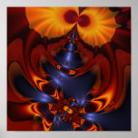 Golden Eyes – Amethyst & Amber Enchantment Poster