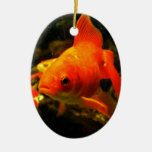 Golden fish christmas ornament