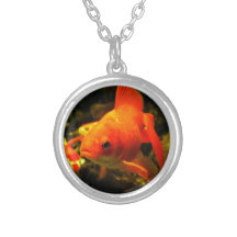 Golden fish pendants