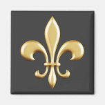 Golden Fleur De Lis Magnets
