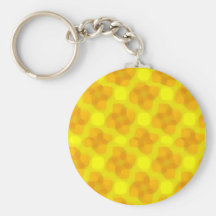 Golden Flowers Keychain