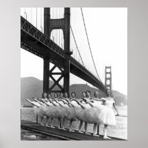 Golden Gate Bridge Dancers Print
