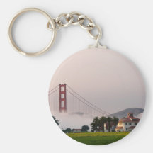 Golden Gate Bridge Fog Keychains