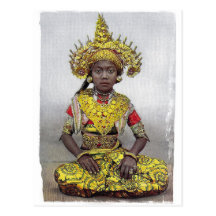 Golden Girl postcard