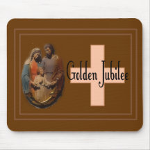 Golden Jubilee Gifts for Nuns Mousepad