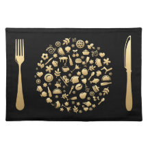 Golden Meal #1 Placemats