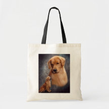 Golden Retriever Gorgeous Tote Bag