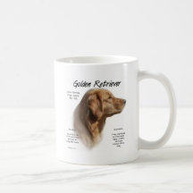 Golden Retriever History Design Coffee Mug
