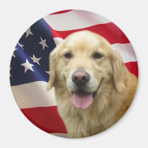 Golden Retriever Magnet