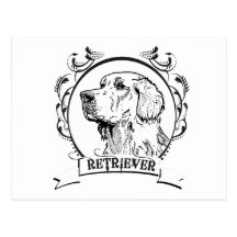 GOLDEN RETRIEVER POSTCARDS