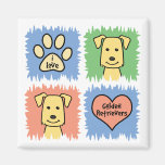 Golden Retriever Refrigerator Magnet