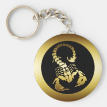 GOLDEN SCORPION KEYCHAIN