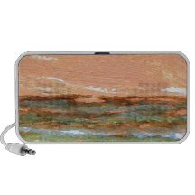 Golden Sea CricketDiane Ocean Waves Art Travelling Speaker