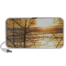 Golden Sunset Travel Speakers