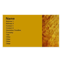 GOLDEN TREASURE GRUNGE FLORAL BACKGROUNDS TEMPLATE BUSINESS CARD