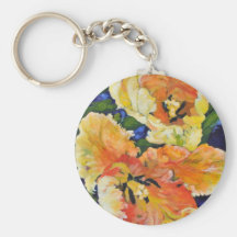 Golden Tulips Keychain