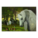 GOLDEN UNICORN BLANK CARD