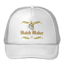 Golden Wedding Mesh Hats