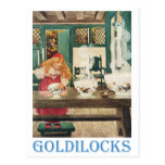 Goldilocks and the Three Bears Post Card