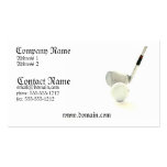 Golf Ball and Club Business Card