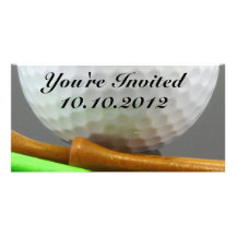 Golf Ball Photo Cards