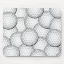 Golf Balls Collage Mousepads